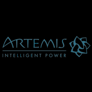 Artemis Intelligent Power logo on black background